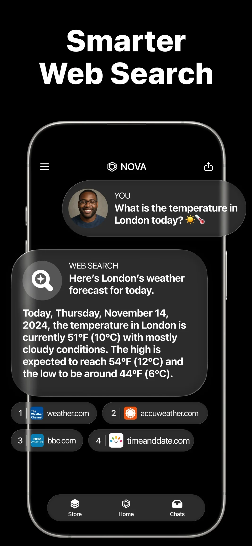 Nova app screen 4